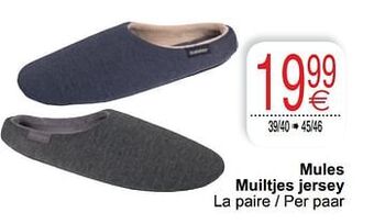 Mules ou sandales détente muiltjes of vrijetijdssandalen