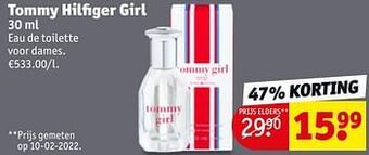 Kruidvat Tommy hilfiger girl edt aanbieding
