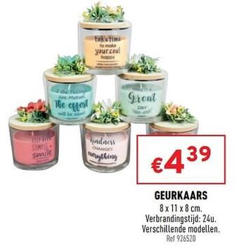 Trafic Geurkaars aanbieding
