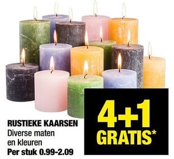 Rustieke kaarsen