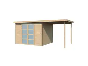 Hubo Gardenas Nice tuinhuis 295x250x208 cm hout + extensie 200cm aanbieding