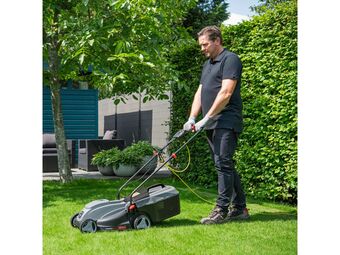 Hubo Powerplus EG POWEG63703 elektrische grasmaaier 1000W 32cm aanbieding