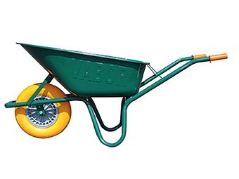 Hubo Altrad Kruiwagen 90l volle band PU aanbieding