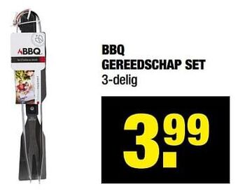 Big Bazar Bbq gereedschap set aanbieding