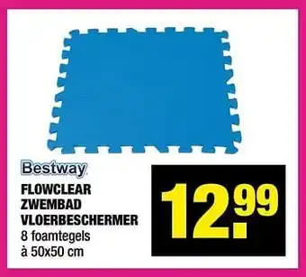 Big Bazar Flowclear zwembad vloerbeschermer aanbieding