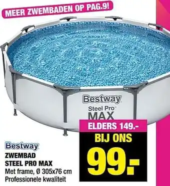 Zwembad steel pro max