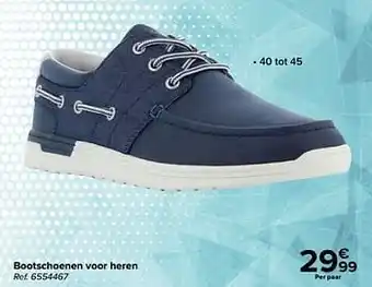 Carrefour Bootschoenen voor heren aanbieding