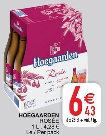 Cora Hoegaarden rosée aanbieding
