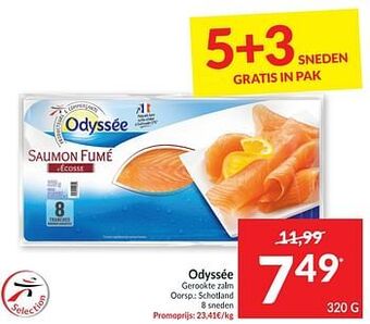 Intermarché Odyssée gerookte zalm aanbieding