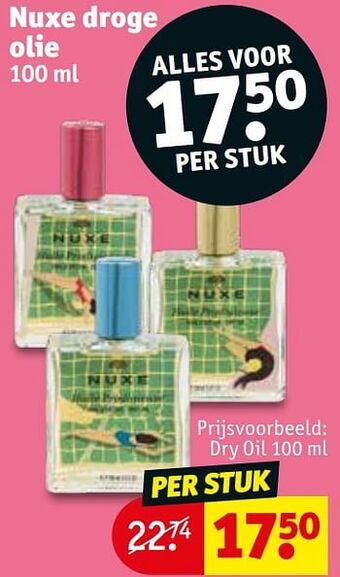 Kruidvat Dry oil aanbieding