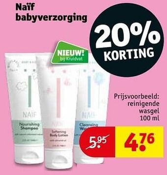 Kruidvat Reinigende wasgel aanbieding