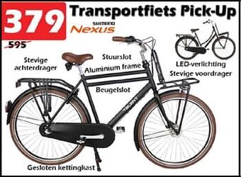 iTEK Transportfiets pick-up aanbieding