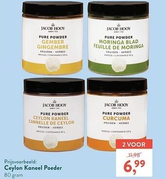 Holland & Barrett Ceylon kaneel poeder aanbieding