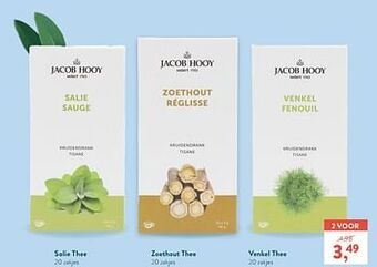 Holland & Barrett Salie thee zoethout thee venkel thee aanbieding
