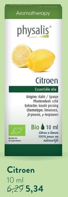 Holland & Barrett Citroen aanbieding