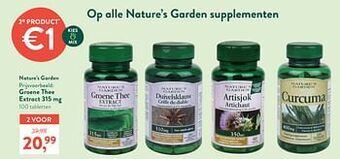 Holland & Barrett Groene thee extract 315 mg aanbieding