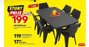 Yess Tafel Baltimore, Stoel Dante aanbieding