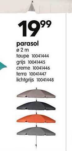 Yess Parasol aanbieding