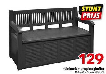 Tuinbank Met Opbergkoffer