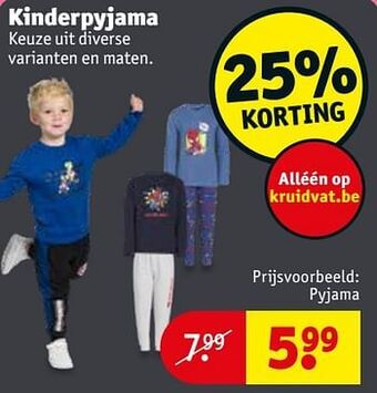 Kruidvat Pyjama aanbieding