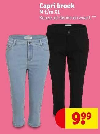 Kruidvat Capri broek aanbieding