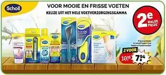Kruidvat Scholl expert care voedend voetenmasker aanbieding