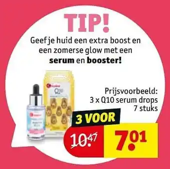 Kruidvat Q10 serum drops aanbieding