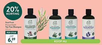 Holland & Barrett Tea tree shampoo aanbieding