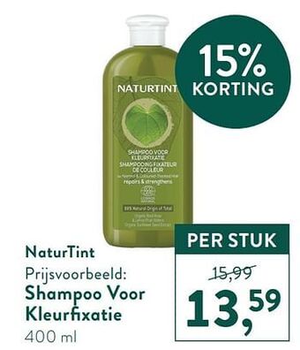 Holland & Barrett Shampoo voor kleurfixatie aanbieding