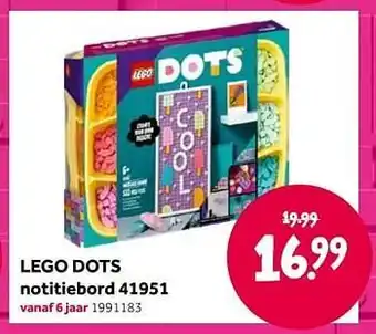 Intertoys Lego dots notitiebord 41951 aanbieding