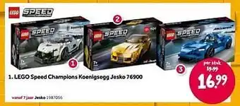 Intertoys Lego speed champions koenigsegg jesko 76900 aanbieding
