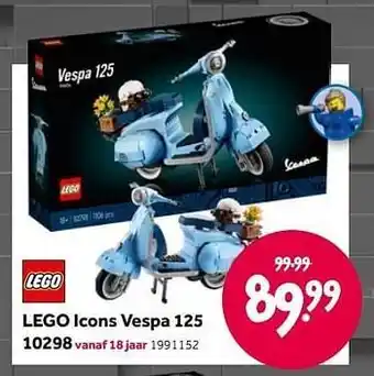 Intertoys Lego icons vespa 125 10298 aanbieding