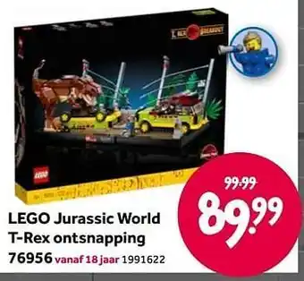 Intertoys Lego jurassic world t-rex ontsnapping 76956 aanbieding