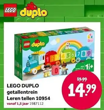 Intertoys Lego duplo getallentrein leren tellen 10954 aanbieding