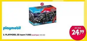 Playmobil se-team 71003
