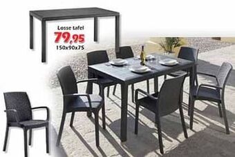 iTEK Losse tafel aanbieding