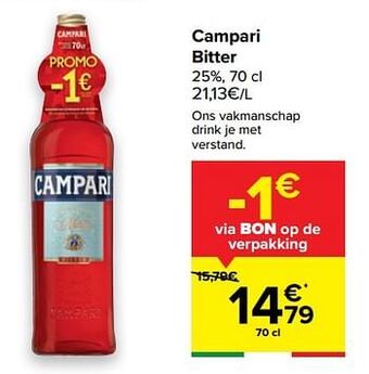 Carrefour Campari bitter aanbieding