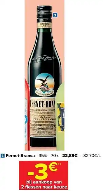 Carrefour Fernet-branca aanbieding
