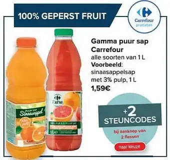 Sinaasappelsap met 3% pulp