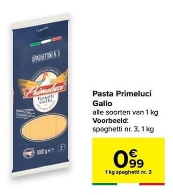 Carrefour Spaghetti aanbieding