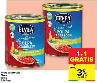 Carrefour Polpa casareccio elvea aanbieding