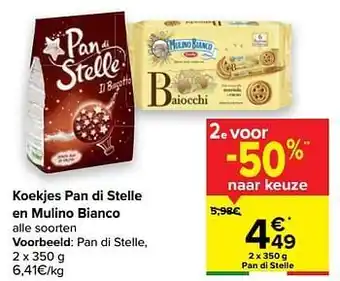 Carrefour Pan di stelle aanbieding