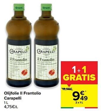 Olijfolie il frantolio carapelli