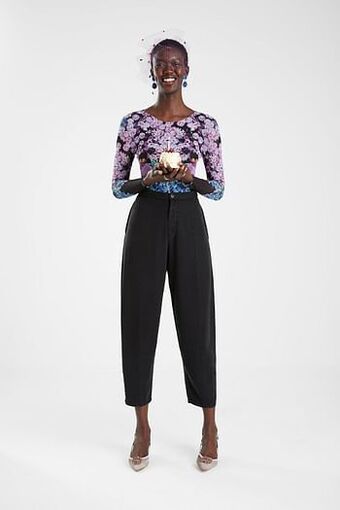 Desigual Comfortabele lange broek - BLACK - S aanbieding