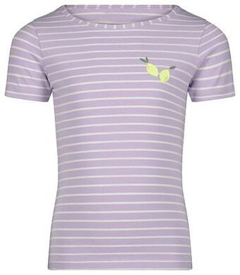 HEMA Kinder T-shirt Stripes Lila (lila)