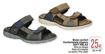 Cora Mules confort comfortabele slippers soft relax aanbieding