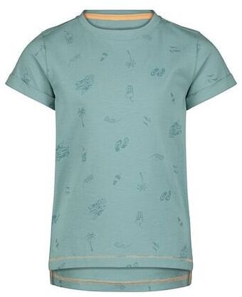 HEMA Kinder T-shirt Strand Zeeblauw (zeeblauw)