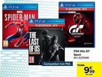 Carrefour Ps4 hits gt sport aanbieding