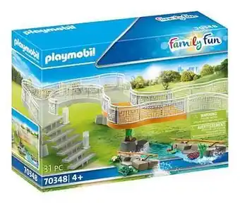 Dreamland PLAYMOBIL Family Fun 70348 Uitbreidingsset voor dierenpark aanbieding