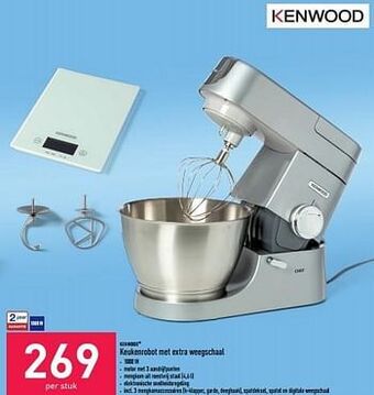 ALDI Kenwood Keukenrobot met extra weegschaal aanbieding